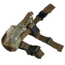 Load image into Gallery viewer, Adjustable Tactical Pistol Thigh Holster w/ Mag Pouch Right Hand Tactical Pouch with Adjustable Strap