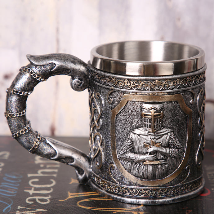 Warrior Mug with Unique Knight design