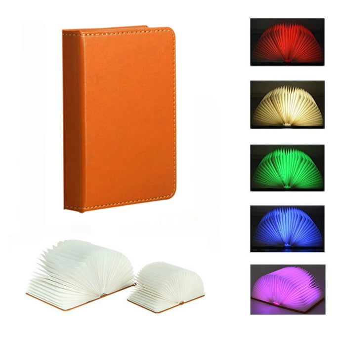 LED Foldable Book Lamp - with USB Cable 2000mAh Lithium Batteries