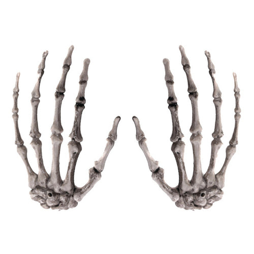 2pcs Plastic Skeleton Hands Prop