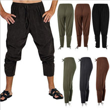Load image into Gallery viewer, Medieval Pirate Pants -Black Army Green